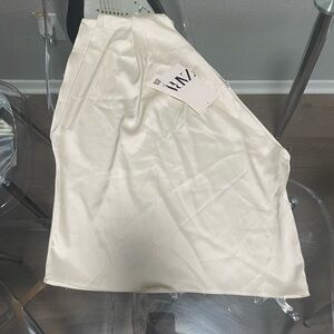 Zara Cream Satin Blouse